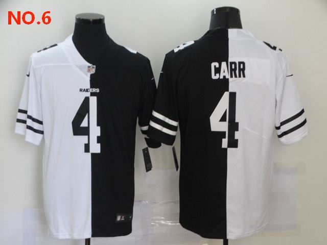 Men's Las Vegas Raiders 4 Derek Carr Jesey NO.6;